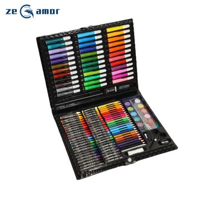 China Arte 150PCS Customized Nox-Toxic Zeamor Pencil Pastel Crayon Color Set Portable Watercolor Children Art Set Supply for sale