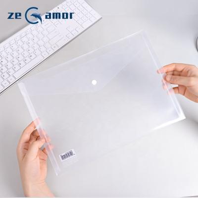 China Zeamor Eco-friendly Expending Pocket Folder Expanding A4 Folder Portfolio Organizer Customized Logo PP Silk Plastic Pouch PVC Folder for sale