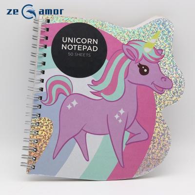 China Lovely Zeamor A6 Paper Spiral Notebook Notebook Customized Hardcover Full Printing Eco-friendly Students Stationery for sale