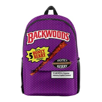 China GPS 2021 Boys Girls Backwood Backwood Backpack Bags Wildwood Cigars Backpack Bags for sale