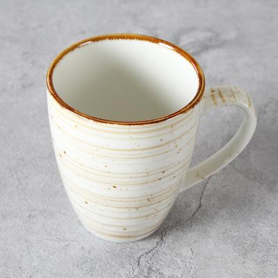 China WEIYE Sustainable Popular Top Grade Ceramic Mugs 400ml Mugs Custom Logo With Handle for sale