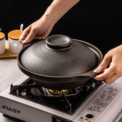 China WEIYE New Arrival OEM ODM Casserole Sustainable Dish 8.75 Inch Japanese Stoneware Pot With Lids Ceramic Hot Pot Casserole for sale