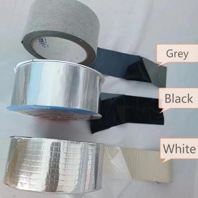 China Self adhesive aluminum foil butyl rubber tape butyl flashing tape for sale