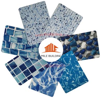 China Heating weldable swimming pool pvc liner,  PVC vinyl liner for inground swimming pools for sale