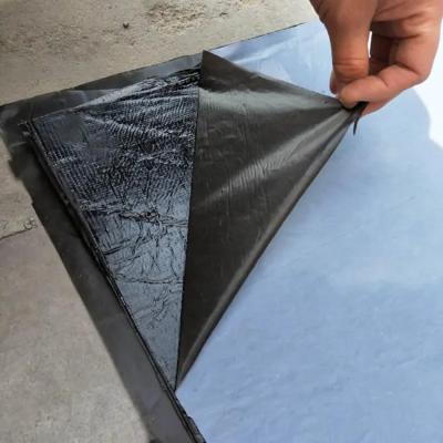 China Large Rolls Aluminum Foil self adhesive asphalt waterproofing flashing band/Flashing Tape （1m width） for sale