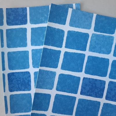 China Pool Liner Mosaic Colors Polyester Fabric Geomembrane PVC swiming pool liner for sale