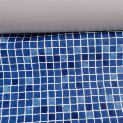 China anti uv mildew resistant 1.5mm pvc swimming pool liner mosaic vinyl pvc liner for swimming pool for sale