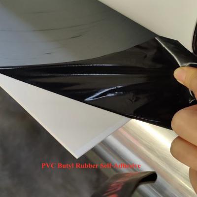 China Flexibility Elongation UV Resistance Black self adhesive EPDM Rubber Roofing Waterproof Membrane for sale