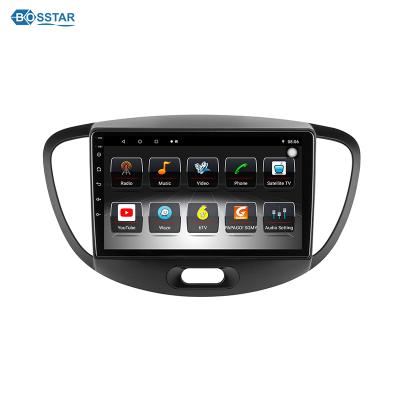 China GPS Bosstar 9 inch Touch Screen Car Stereo Radio For Hyundai i10 2008-2012 Car Video Multimedia Player for sale