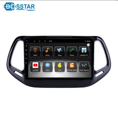 China Multi-point Capacitive Screen Car DVD Player Touch Screen Car DVD Player Gps Navigation System For Jeep Compass Car Video 2017-2018 for sale