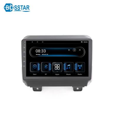 China Suppport Bosstar 9 inch android 9.0 car stereo for Jeep Wrangler 2018 with BT/gps navigation system car radio for sale