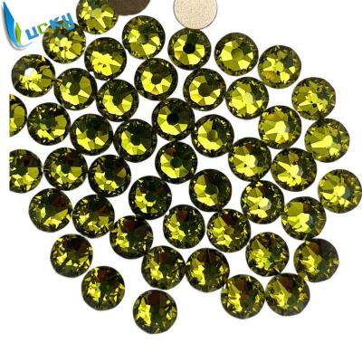 China Lucky High Quality Flatback Rhinestones Fix Rhinestones Flatback Crystal Non-Hot Star Facets For Nail for sale