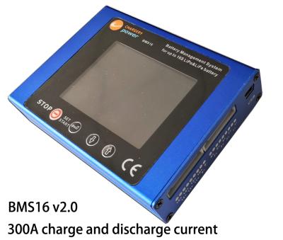 China Factory wholesale BMS16 V2.0 8S -16S lithium ion battery management system (BMS), 300A charge/discharge current BMS16+DCC-300HB for sale