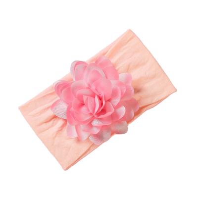 China Sweet Wholes Baby Accessories Headband Flower Rose Ribbon Hair Bands For Girls Kids Headbands Baby Headband for sale