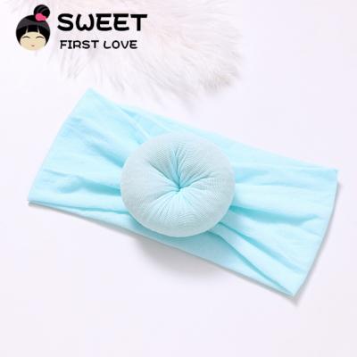 China 2021 Wholesale Environmentally Friendly Amazon Hair Accessories Bow Twisted Knotted Knotted Naked Headband Baby Hair Band Turban Headband for sale