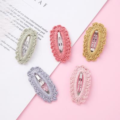 China Hot Selling Environmentally Friendly Rectangle Kids Hair Clips Girls Hair Accessories Snap Hair Clips for sale