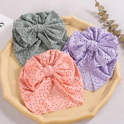 China Baby Elastic Hair Bow Hollow Hat - Wholesale Multicolor Soft Large Decoration for sale