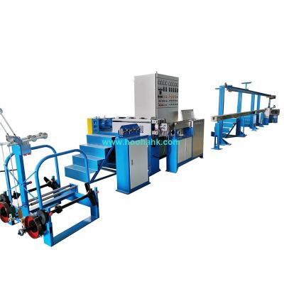 China Automatic electric cable production line extruder cable manufacturing equipment zu verkaufen