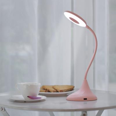 China Foldable Modern Led Reading Lamp Convenient Cute Design Eye Care Color Changing Table Lamp for sale