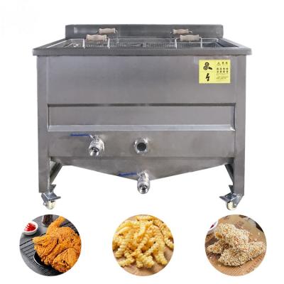 China Chicken and French Fries Shop Equipment China Factory Vendor Continuous Potato Chips Fryer Machine with Lowest Price for sale