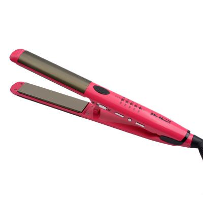 China New Hotel Design Household Free Replacement Parts 2 in 1 Hair Straightener Hair Straightener Flat Iron for sale