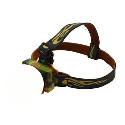 China Custom Logo Headlight Strap Nylon Polyester Camouflage Color Headlight Elastic Stretchable Band LED Strap for sale