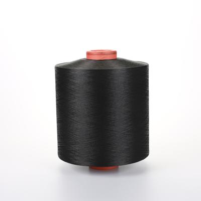 China Anti-Bacteria 300d/96f IL roughened yarns of dyed black polyester blends à venda