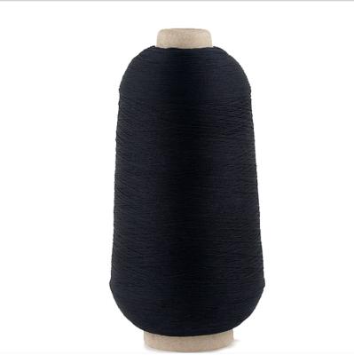 중국 Anti-pilling elastic ribbon thread 140d white black nylon sewing thread for elastic fabric with nylon lock thread. 판매용