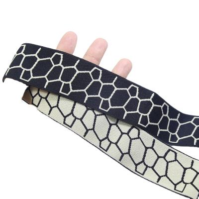 China Jacquard elastic elastic webbing elastic band soft dress pants diy toy bags waistband accessories belt for sale