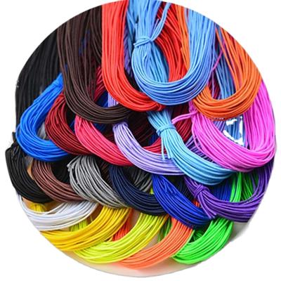 中国 High Quality Round Elastic Band 2.5mm Colorful Rubber Band Around Elastic Elastic Line DIY Rope Elastic Band Sewing Accessories 販売のため