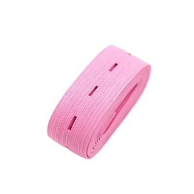 China DIY Elastic Sewing Accessories Button Hole Knit Adjustable Rubber Bands Ribbon Webbing Elastic Band en venta