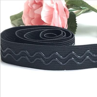 China White Black Women's Bra Strap Accessories Elastic Silicone Strap Elastic Bandage Shoulder Bra Strap Trim Elastic Band Lace for sale