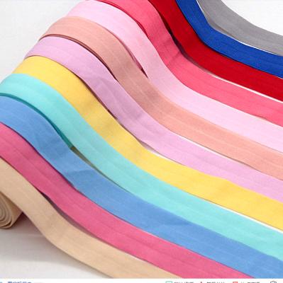 China Thin Elastic Edge Wrap Polyester 20mm Elastic Elastic Band For Down Jacket Cuff Thread Edging Tape for sale