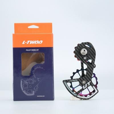 China LTWOO ALLOY Bike UT R8000 R7000Carbon Fiber Jockey Pulley Wheel Set Rear Derailleurs Guide Ceramic Gear Wheel for sale