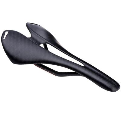 China OEM Simple Logo Custom Accessories Bike Parts Bicycle Seat Saddle Road Bike Saddle Carbon 7*8 Carbon Bow Bike Part for sale