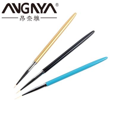 China OEM&ODM 3pcs/set Nail Art Liner Brush Nail Liner Brush Painting Flower Drawing Thin Nail Art Liner Brush for sale