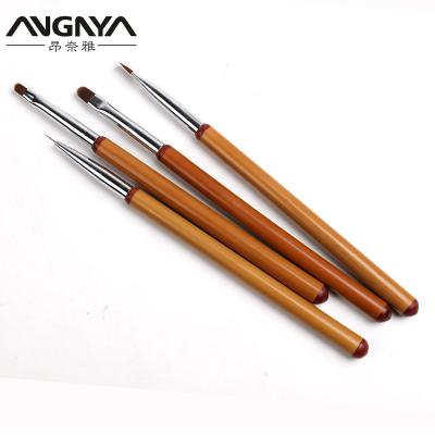 China NEW Manicure Art Gel Brush Carving Pen Art Liner Painting Brushes Nail Design Tool from ANGNYA 2020 NAIL for sale