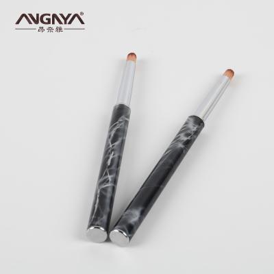 China ANGNYA New Arrival Factory Metal Handle Durable Glitter Brush For Nail Beauty for sale