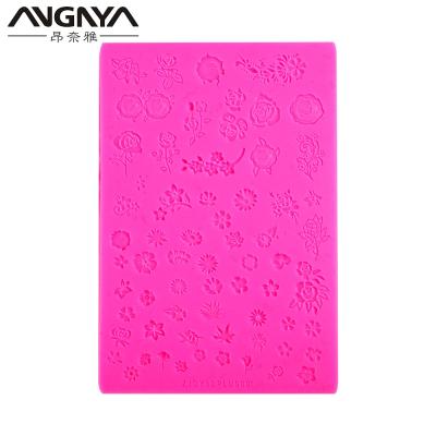 China Hot Custom Nail Beauty Products ANGNYA Nail Stamping Polish Nail Art Stamping Plates Tool 3D Image Kit for sale