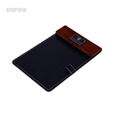 China Commercial Kitchen Customized Leather Menu Folder Holder Hotel Restaurant Server Book Server PU Menu Clip Cover Clip Board Pads Pen Slot for sale