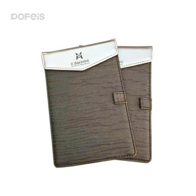 China Custom Logo Restaurant Serving Restaurant Hotel Note Menu Folder Effect Leather Menu Board Bill Folder for sale