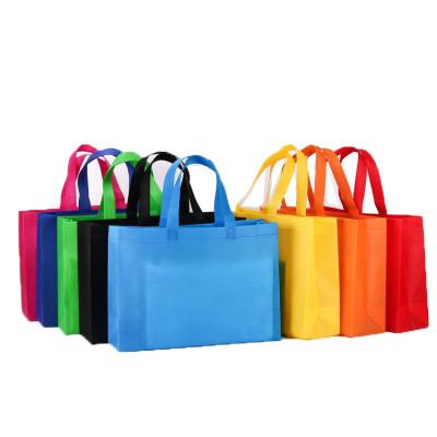 China Eco-Friendly Logo Eco-Friendly Custom Grocery Reusable Hand Tote Promotional Shopping Gift Handbags Non Woven Bag for sale