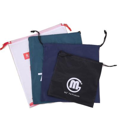 China Durable Custom Drawstring Bag Drawstring Bag For Package With Printing Customized Logo 210D Polyester Bag for sale