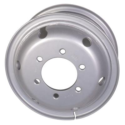 China 6.0-16 truck trailer steel tube wheel truck steel rim with factory price for sale