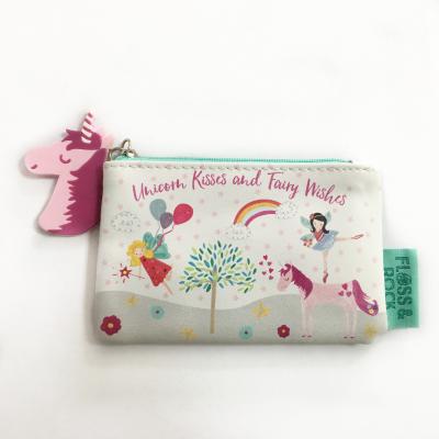 China Collect Small Change Items Cute Cartoon Printed Children's Small Wallet Portable Storage Bag for sale