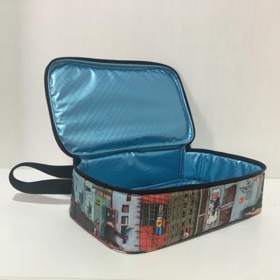 China 2021 New Fasion Design Graffiti Color Eco-Friendly Cooler School Eco Large Capacity Outdoor Thermal Lunch Bag Can Be Customized for sale