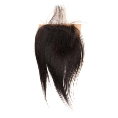 China Brazilian Hair Vendors Hair Lace Closure 4x4 5x5 Preplucked Virgin Cuticle Aligned Straight Hair Vendors Hair Lace Closure 4x4 5x5 Body With Baby Hair for sale