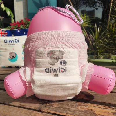 China AIWIBI Australia Printed Baby Diaper Panties Ultra Thin Premium Baby Pants In Running AWB17 for sale