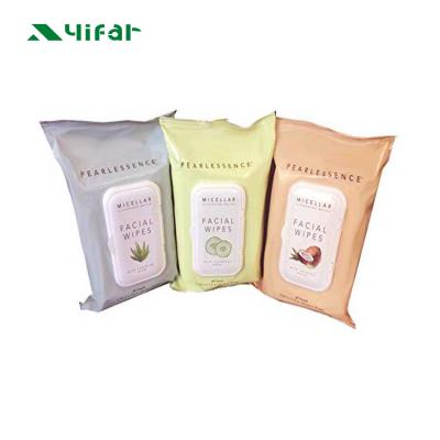 China Eco - Friendly Disposable Makeup Remover Cleaning Wet Wipes for sale