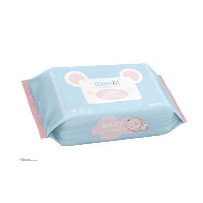 China Baby Wipes Skin Care Water Wipes Baby Supply Wipes Box 100pcs Wet Paper Wipes For Baby for sale